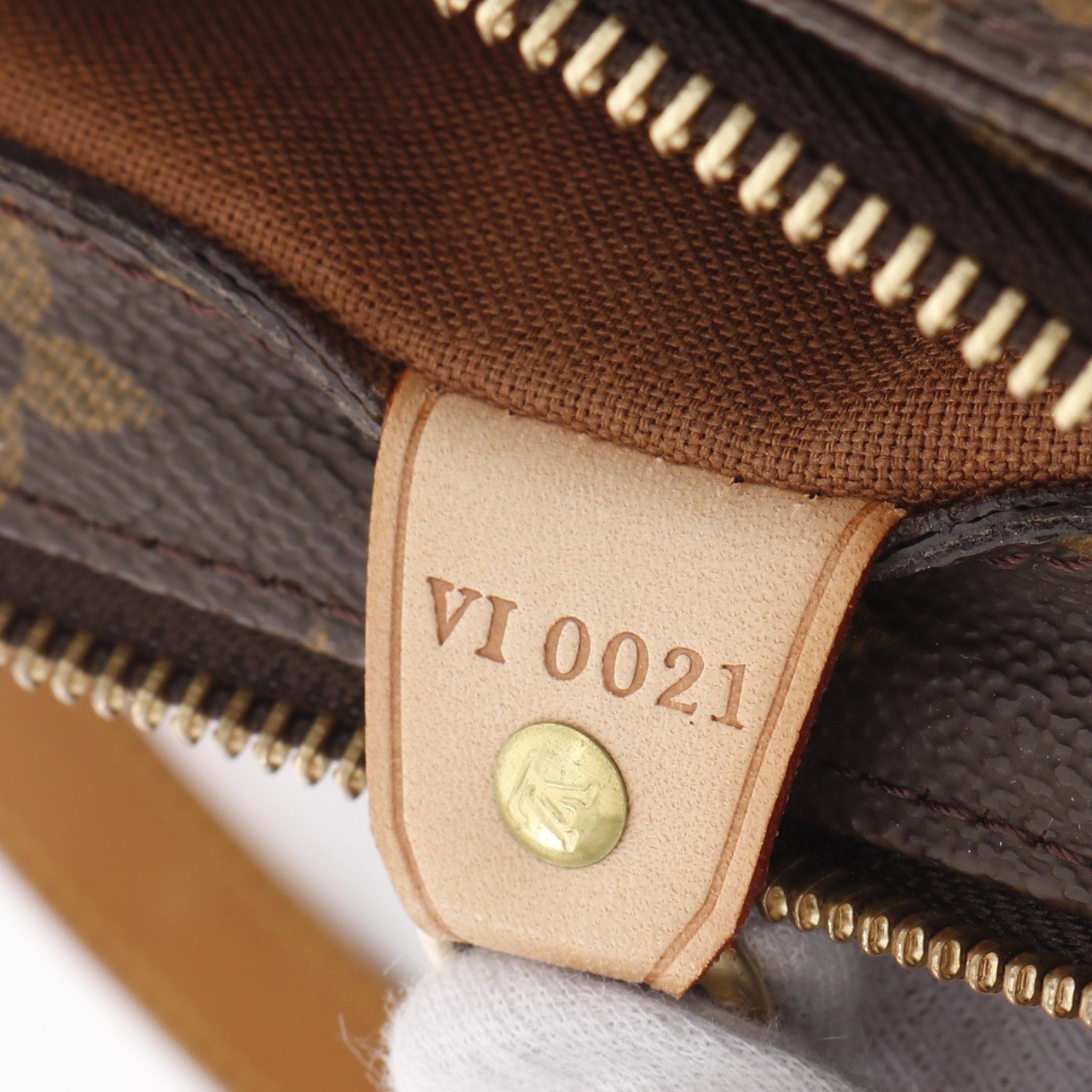 Louis Vuitton Louis Vuitton Cabas Piano Monogram Shoulder Bag Leather Brown Size ONE SIZE - 5 Thumbnail