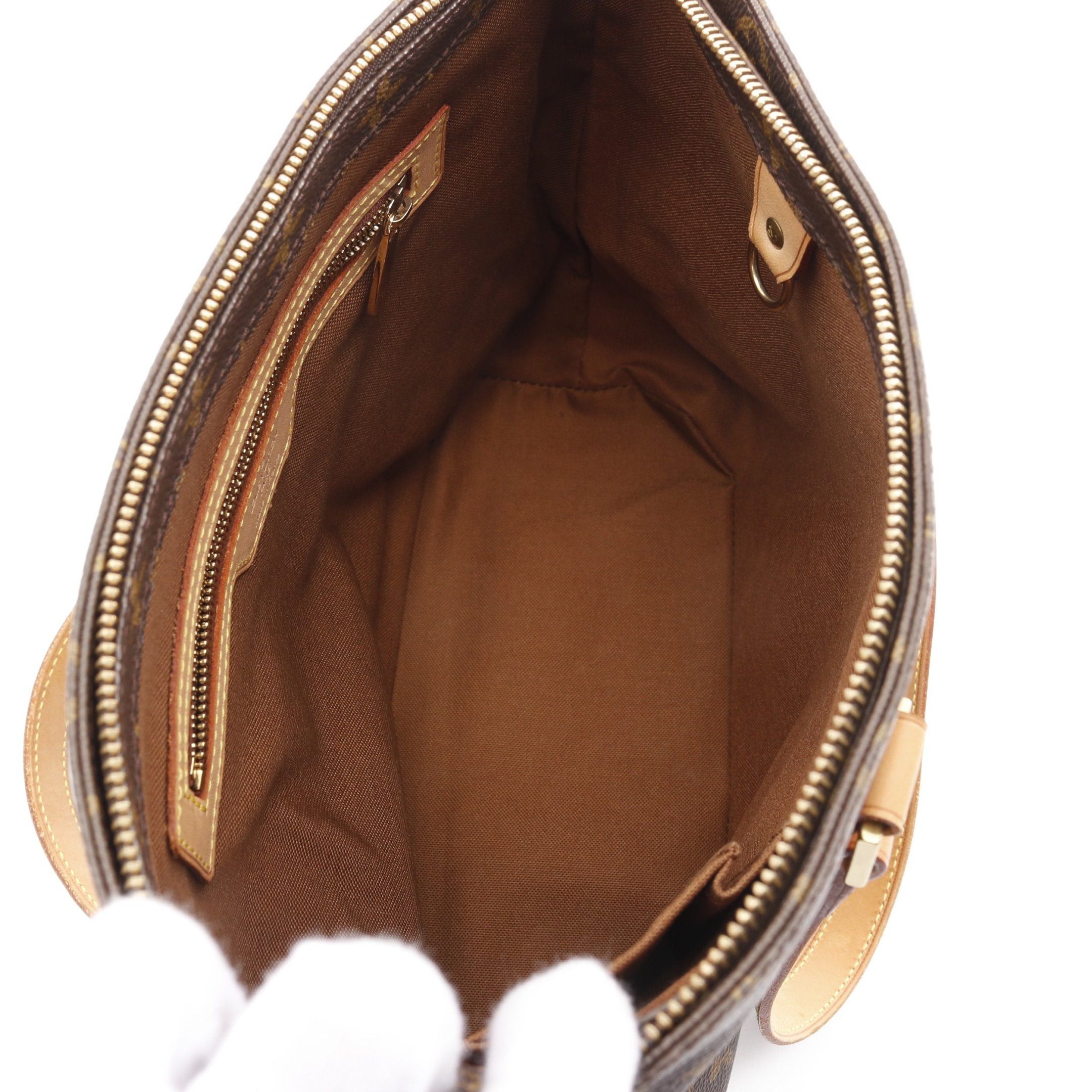 Louis Vuitton Louis Vuitton Cabas Piano Monogram Shoulder Bag Leather Brown Size ONE SIZE - 3 Thumbnail