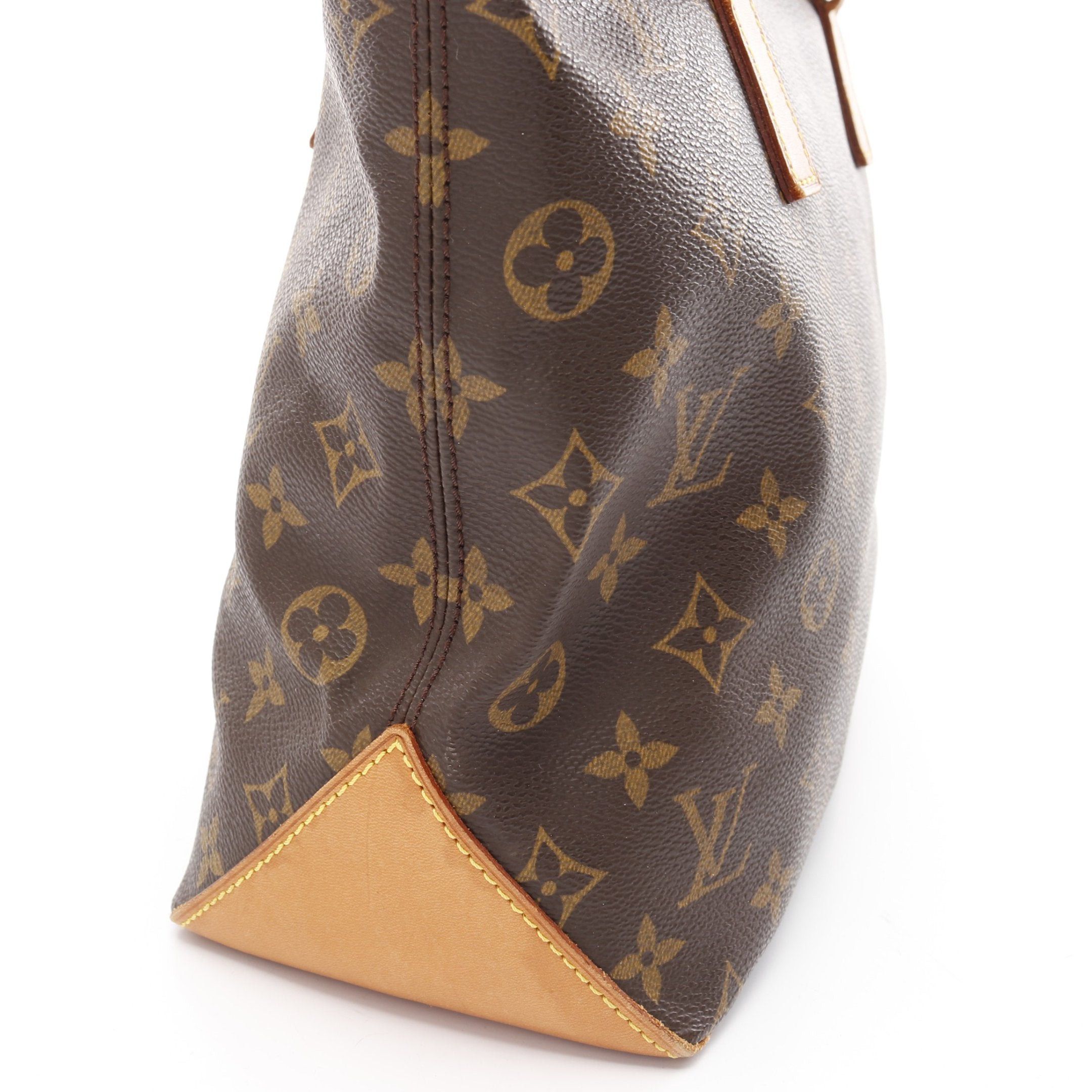 Louis Vuitton Louis Vuitton Cabas Piano Monogram Shoulder Bag Leather Brown Size ONE SIZE - 6 Thumbnail