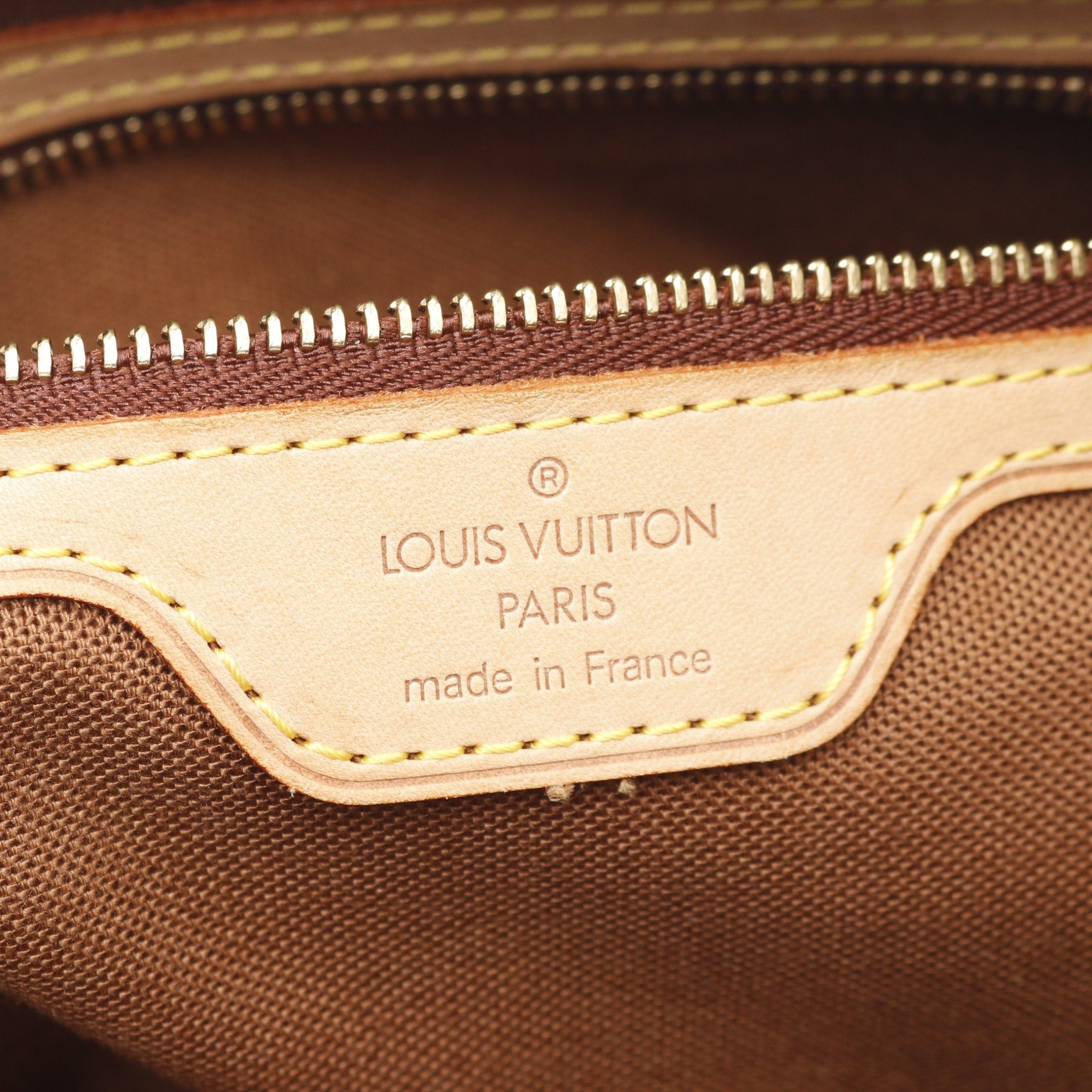 Louis Vuitton Louis Vuitton Cabas Piano Monogram Shoulder Bag Leather Brown Size ONE SIZE - 4 Thumbnail