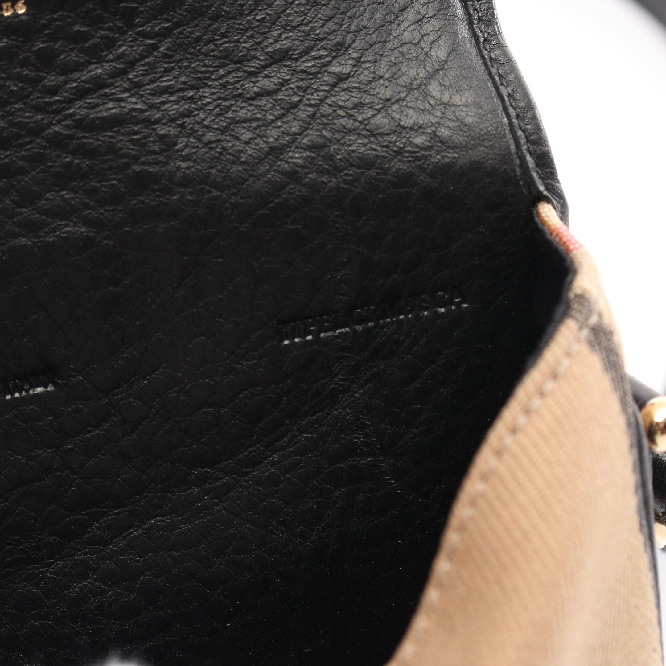 Burberry Burberry Nova Check Shoulder Bag Canvas Leather Beige Black Red Size ONE SIZE - 5 Thumbnail