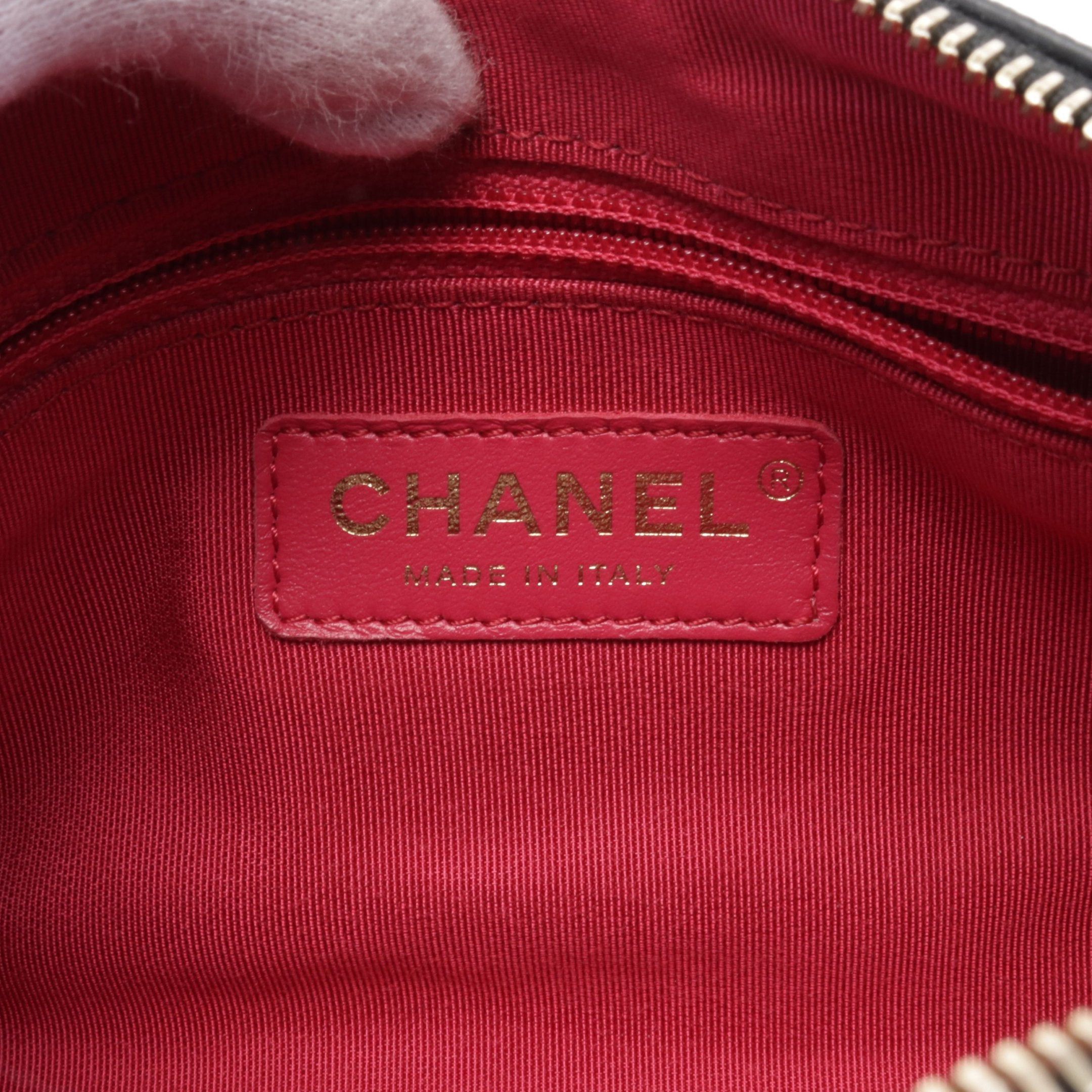 Chanel Chanel Matelasse Bowling Bag Chain Shoulder Caviar Skin Black Gold Hardware Size ONE SIZE - 4 Thumbnail