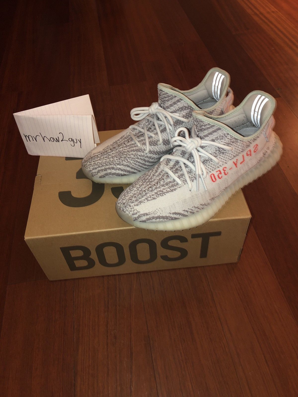 yeezy blue tint size 11