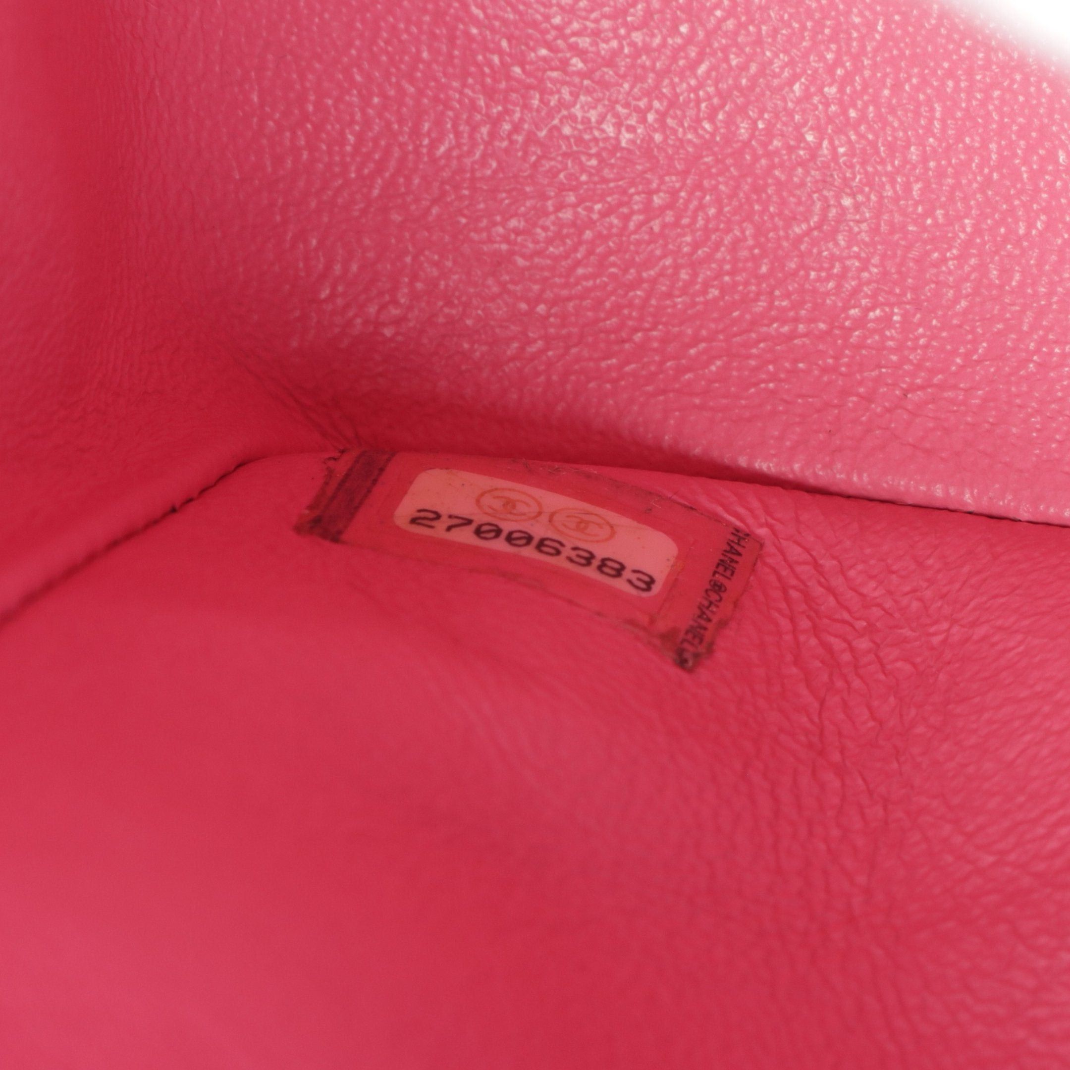 Chanel Chanel Chevron V-Stitch Double Flap Chain Shoulder Bag Lambskin Pink Gold Hardware Size ONE SIZE - 5 Thumbnail