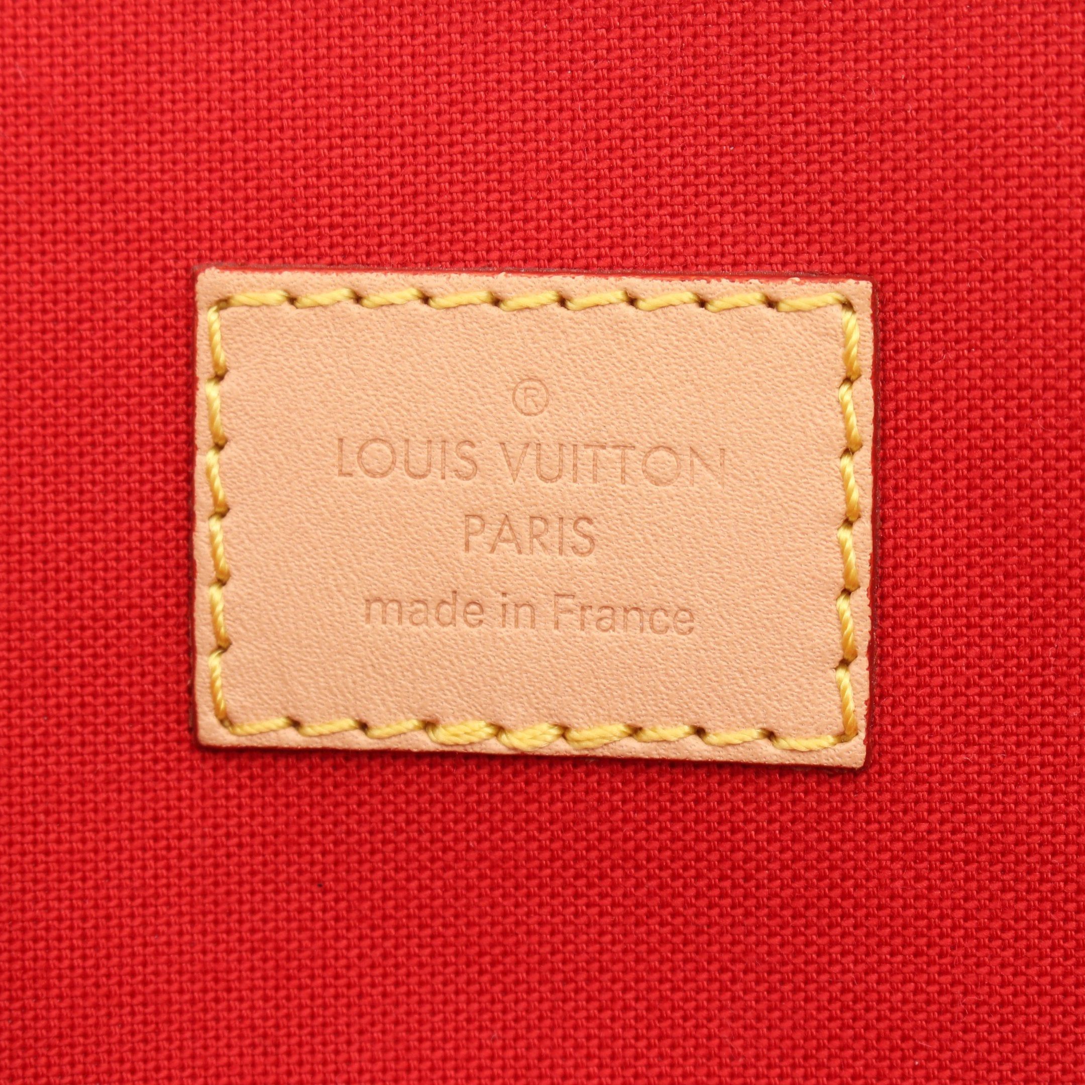 Louis Vuitton Louis Vuitton Sac Plat Pm Monogram Handbag Tote Bag Leather Brown Size ONE SIZE - 4 Thumbnail