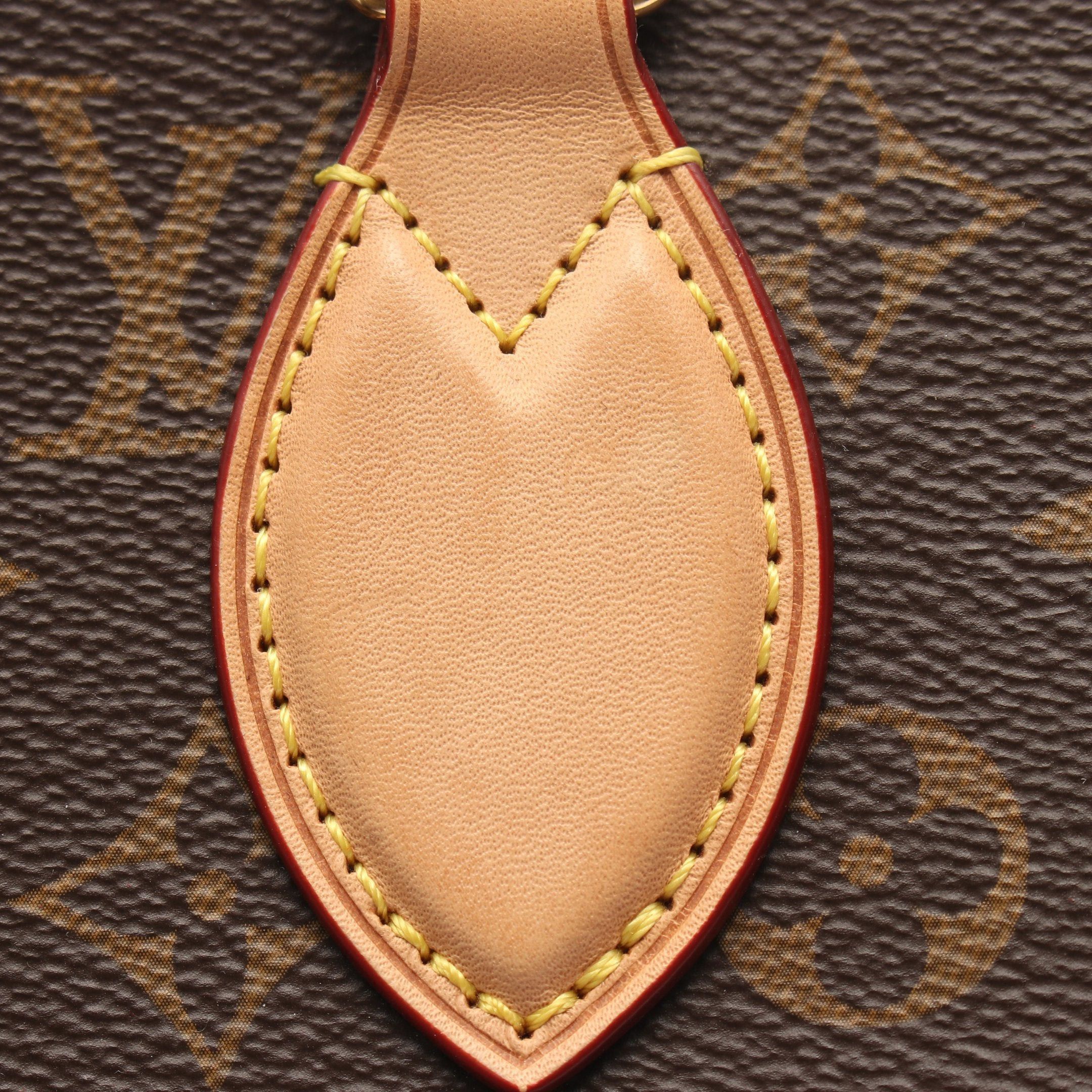 Louis Vuitton Louis Vuitton Sac Plat Pm Monogram Handbag Tote Bag Leather Brown Size ONE SIZE - 6 Thumbnail