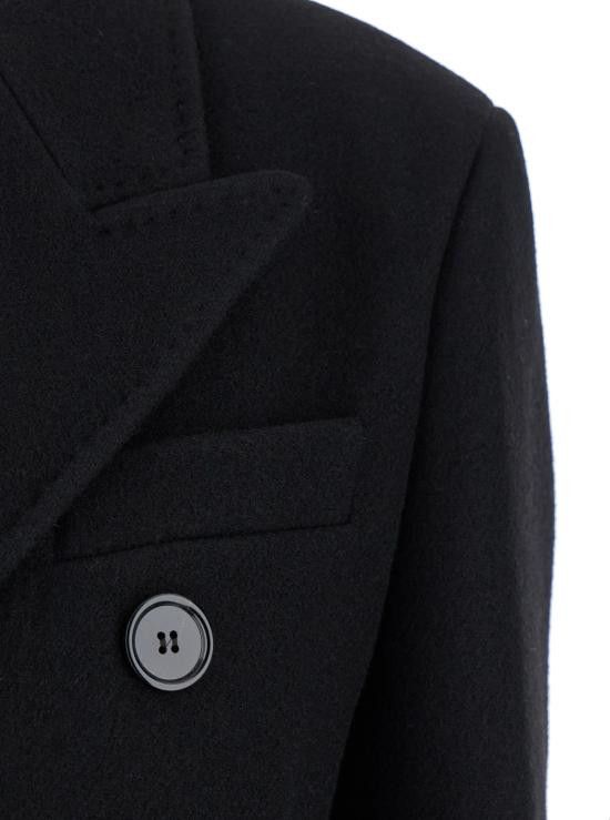 AMI AMI Women Coats FCO110WV0049001 Black Size XS / US 0-2 / IT 36-38 - 3 Thumbnail