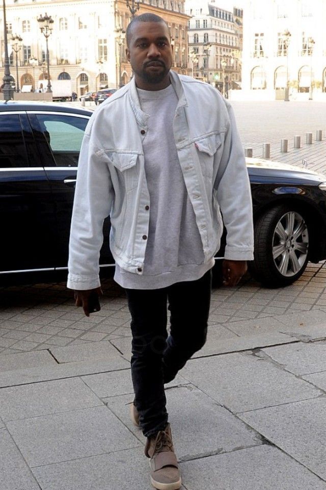 Kanye West Kanye West Yeezy TLOP Pablo Merch White Bleached Denim