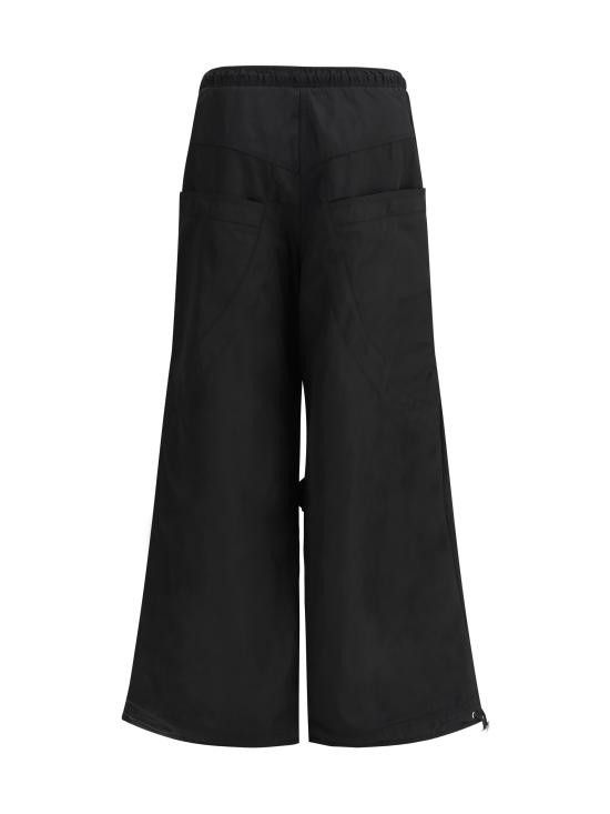 The Attico THE ATTICO Women Straight Pants 250WCP00255PLL001AA 100 BLACK Size 27" / US 4 / IT 40 - 2 Thumbnail