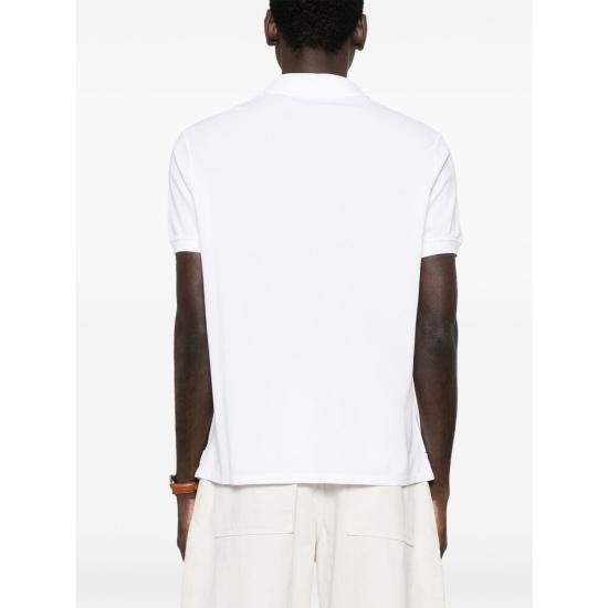 Isaia ISAIA Men Polo Shirts JP003 MCT371 000 WHITE Size US XXL / EU 58 / 5 - 3 Thumbnail
