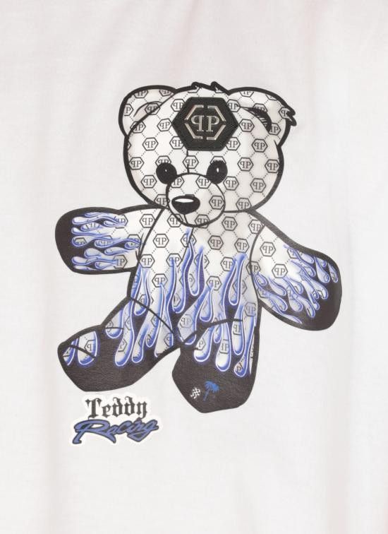 Philipp Plein PHILIPP PLEIN Men T-Shirts SAECMTK8090 PJY002N01 White Size US XL / EU 56 / 4 - 5 Thumbnail