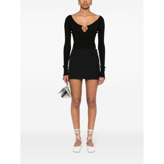 Jacquemus JACQUEMUS Women Jackets 241KN357 2358 990 BLACK Size M / US 6-8 / IT 42-44 - 2 Thumbnail