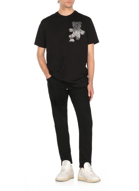 Philipp Plein PHILIPP PLEIN Men T-Shirts SAECMTK8090 PJY002N0201 Black Size US XXL / EU 58 / 5 - 2 Thumbnail