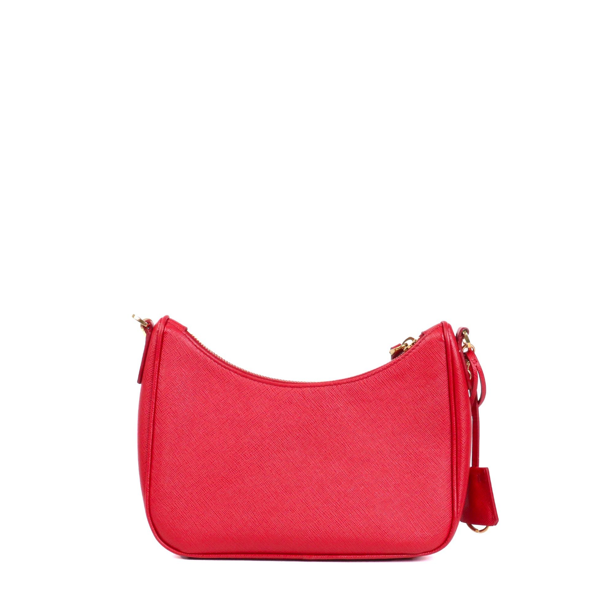 Prada PRADA - Re-Edition 2005 shoulder bag in red saffiano leather Size ONE SIZE - 3 Thumbnail