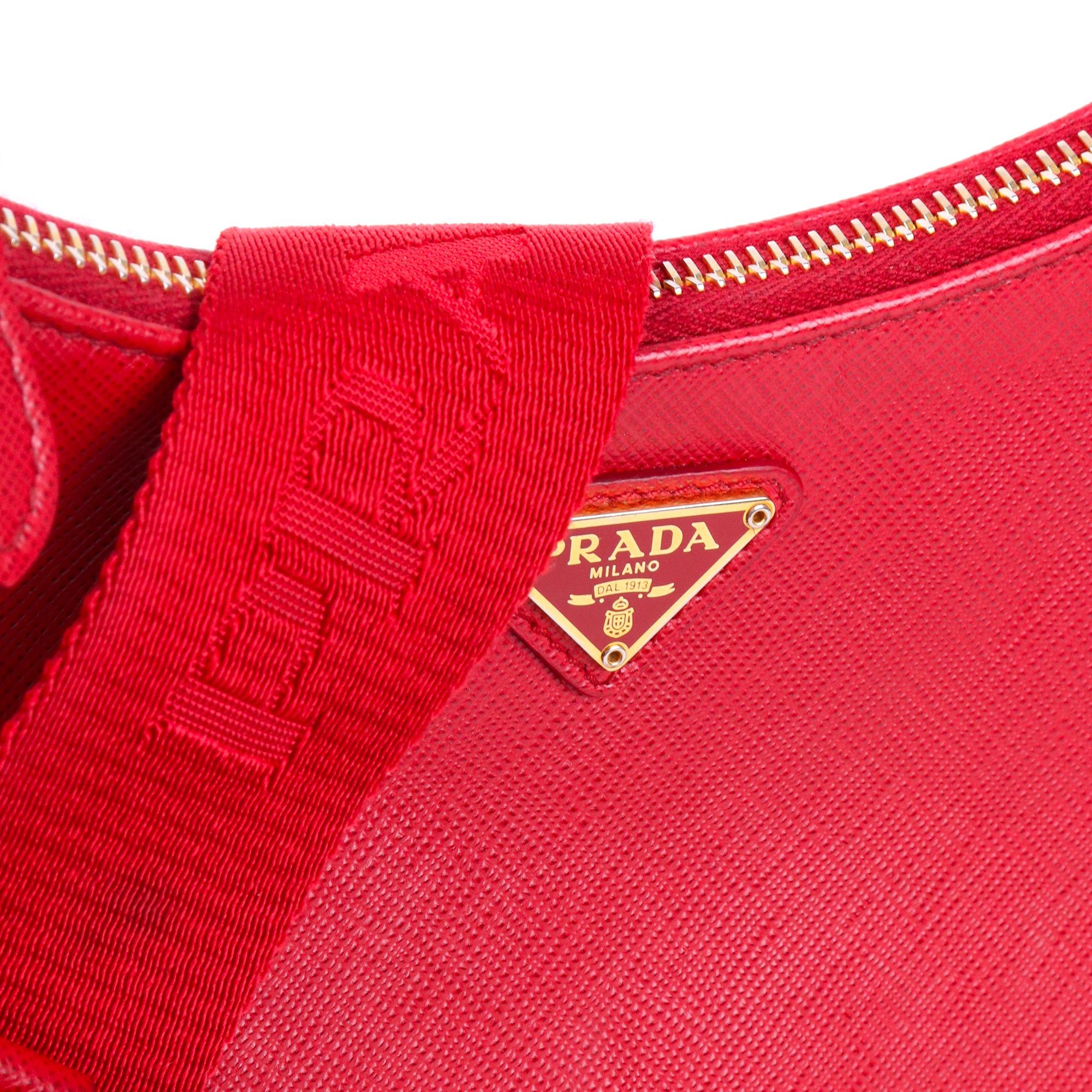 Prada PRADA - Re-Edition 2005 shoulder bag in red saffiano leather Size ONE SIZE - 5 Thumbnail