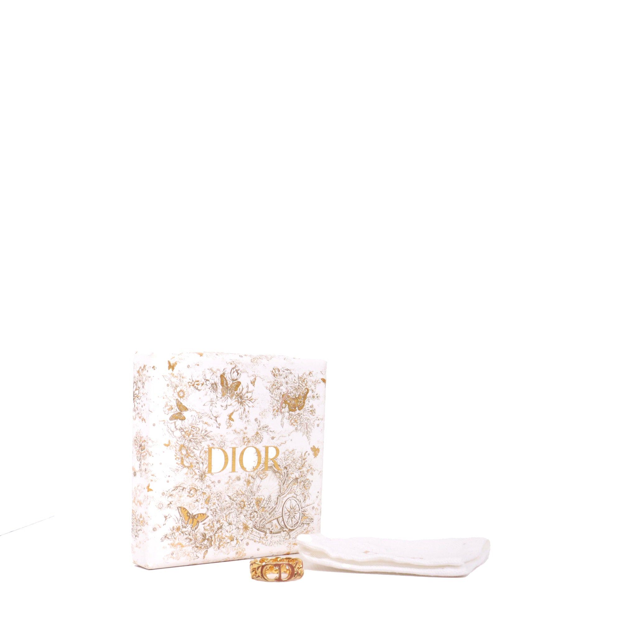 Dior DIOR - CD Icon Dior link ring in gold metal (S) Size ONE SIZE - 6 Thumbnail