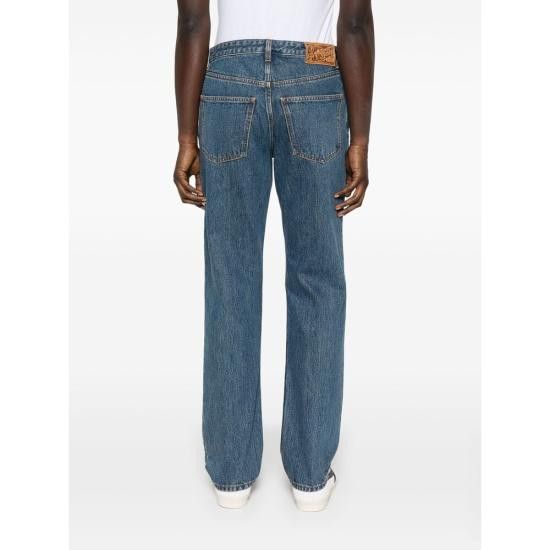 Bally BALLY Men Denim Pants MTR03I CO334 U518 BLUE Size US 34 / EU 50 - 2 Thumbnail