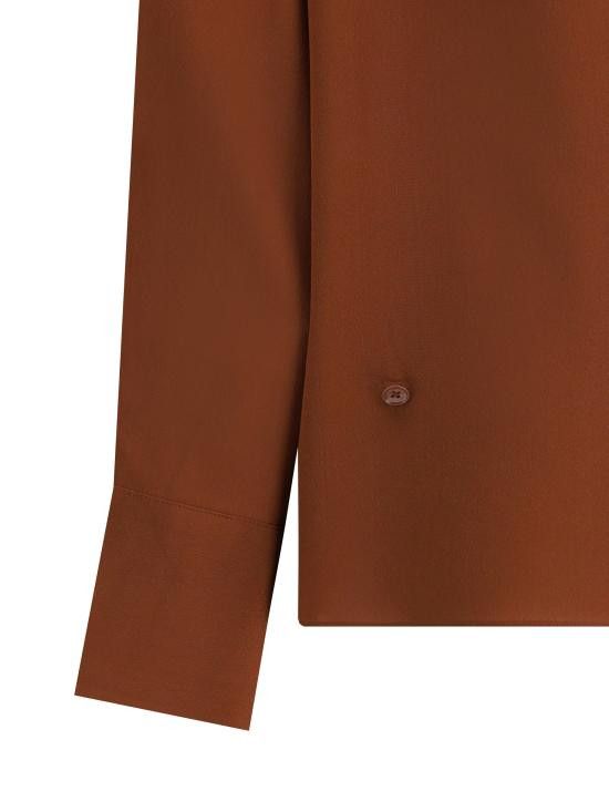 Petar Petrov PETAR PETROV Women Shirts S25B12 REDISHBROW BROWN Size XS / US 0-2 / IT 36-38 - 3 Thumbnail