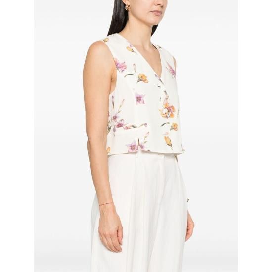 TWINSET TWINSET Women Vests 251TP2777 12329 WHITE Size M / US 6-8 / IT 42-44 - 3 Thumbnail