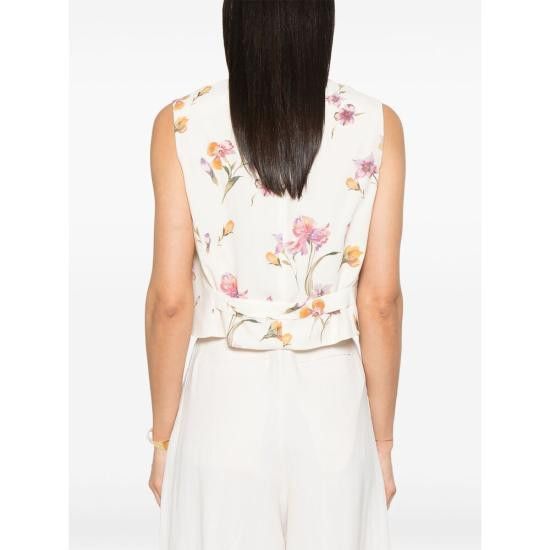 TWINSET TWINSET Women Vests 251TP2777 12329 WHITE Size M / US 6-8 / IT 42-44 - 5 Thumbnail