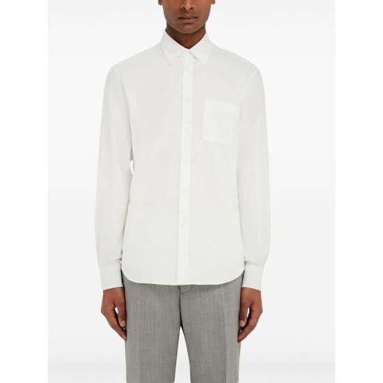 Salvatore Ferragamo SALVATORE FERRAGAMO Men Long Tops 144352 0780413 BIBEI WHITE Size US M / EU 48-50 / 2 - 4 Thumbnail