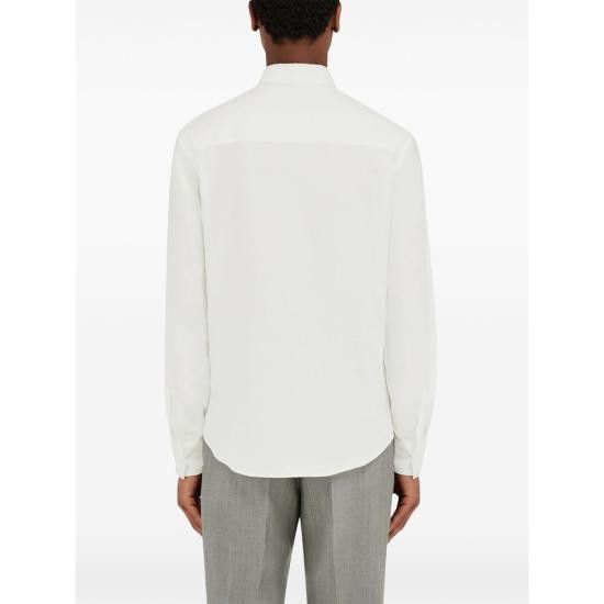 Salvatore Ferragamo SALVATORE FERRAGAMO Men Long Tops 144352 0780413 BIBEI WHITE Size US M / EU 48-50 / 2 - 5 Thumbnail