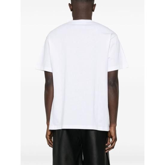 Versace VERSACE Men T-Shirts 78GAHT01 CJ00T G03 WHITE Size US XL / EU 56 / 4 - 3 Thumbnail