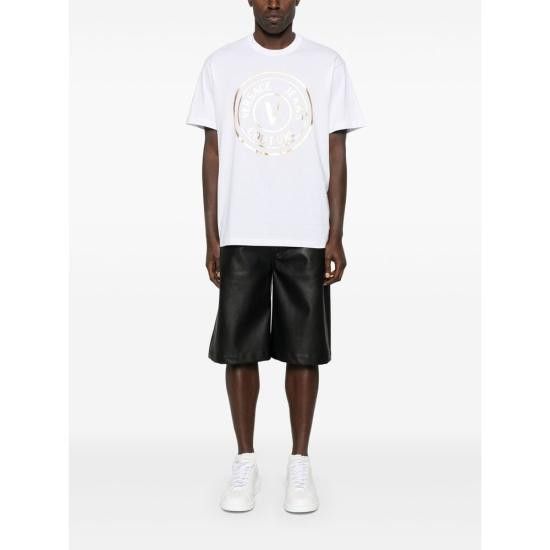 Versace VERSACE Men T-Shirts 78GAHT01 CJ00T G03 WHITE Size US XXL / EU 58 / 5 - 2 Thumbnail