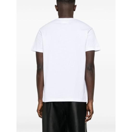 Versace VERSACE Men T-Shirts 78GAHC05 CJ01C G03 WHITE Size US XL / EU 56 / 4 - 2 Thumbnail