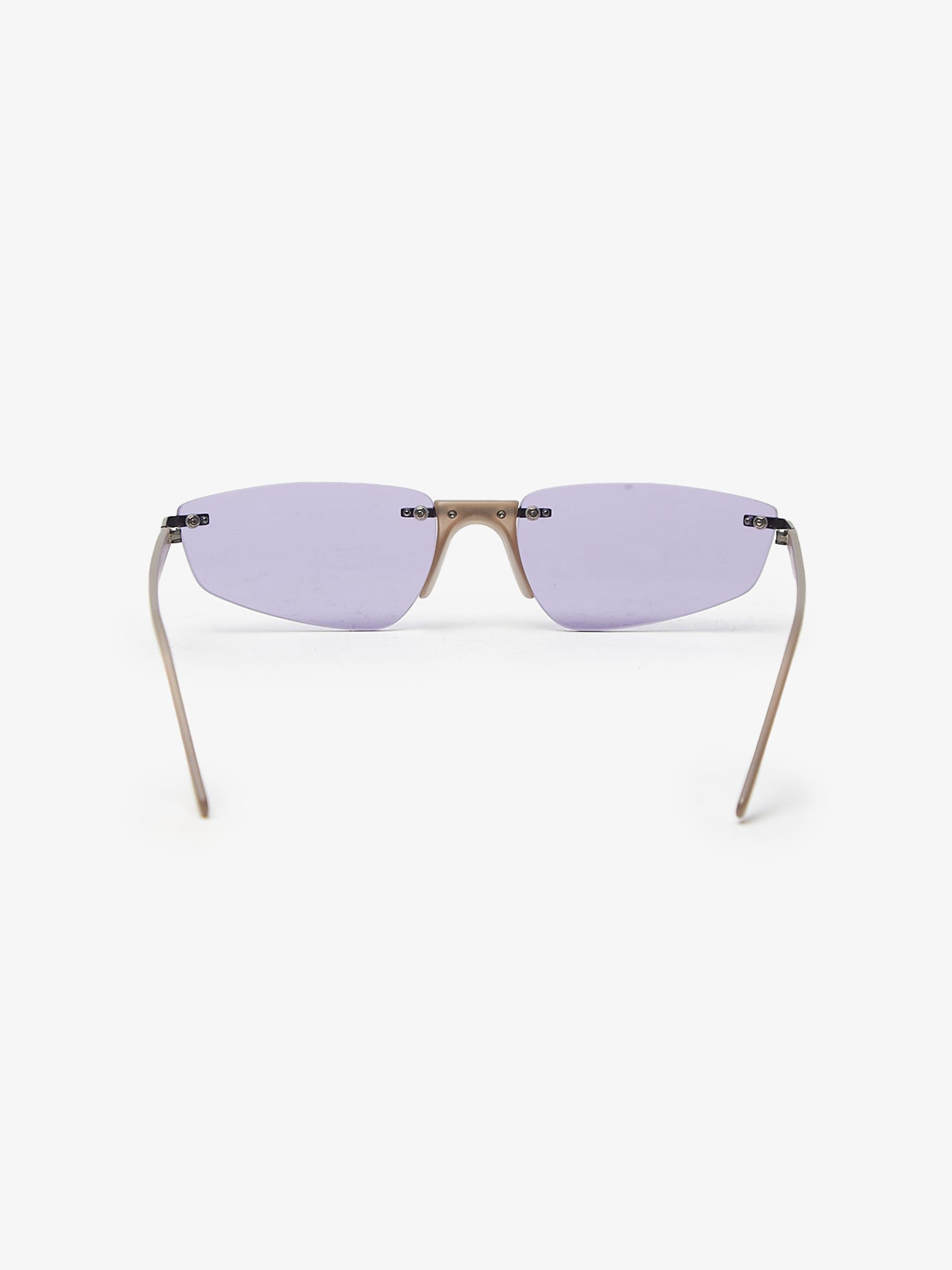 Andy Wolf Ophelia Purple Thin Sunglasses Size ONE SIZE - 3 Thumbnail