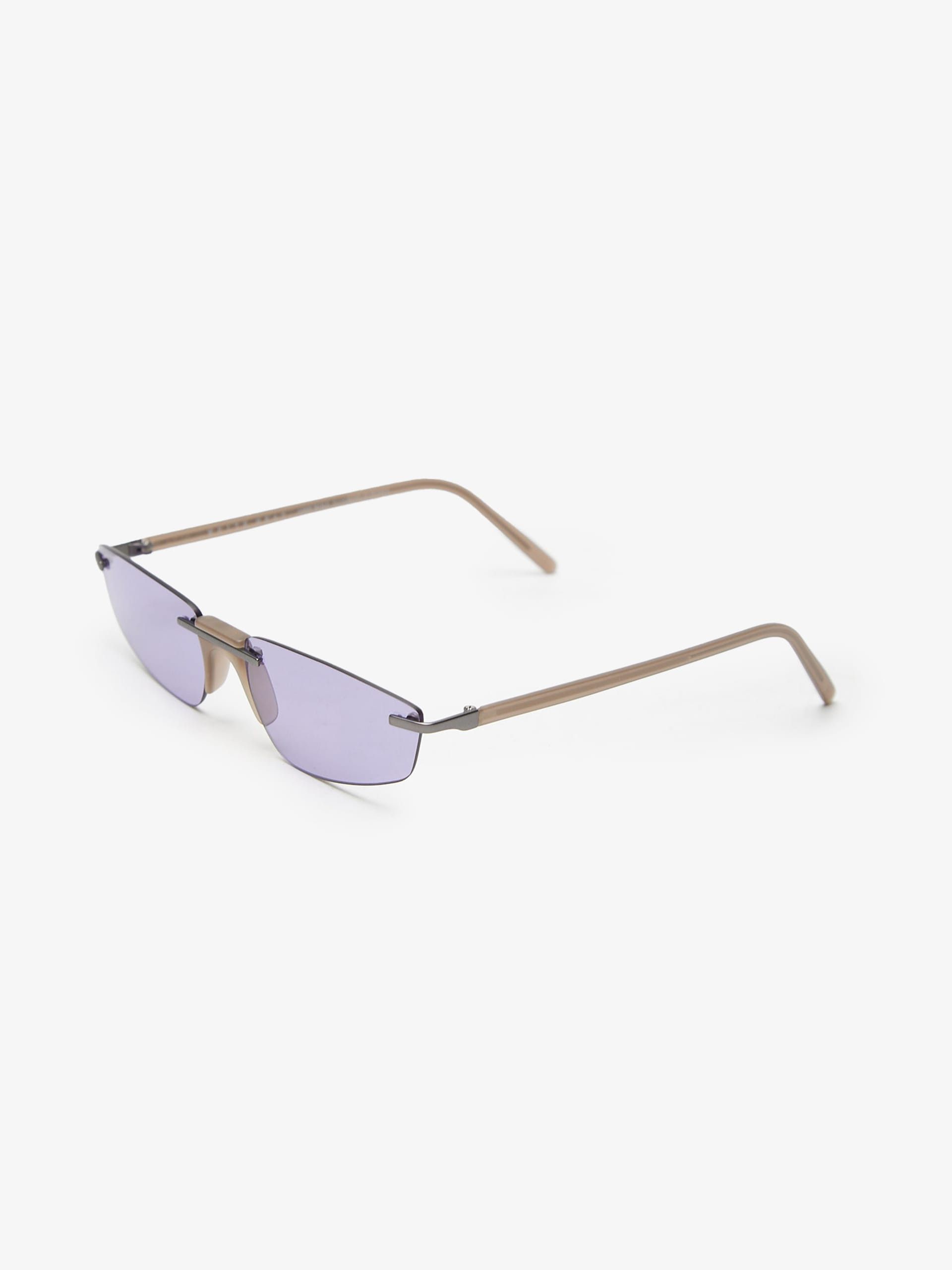 Andy Wolf Ophelia Purple Thin Sunglasses Size ONE SIZE - 2 Thumbnail