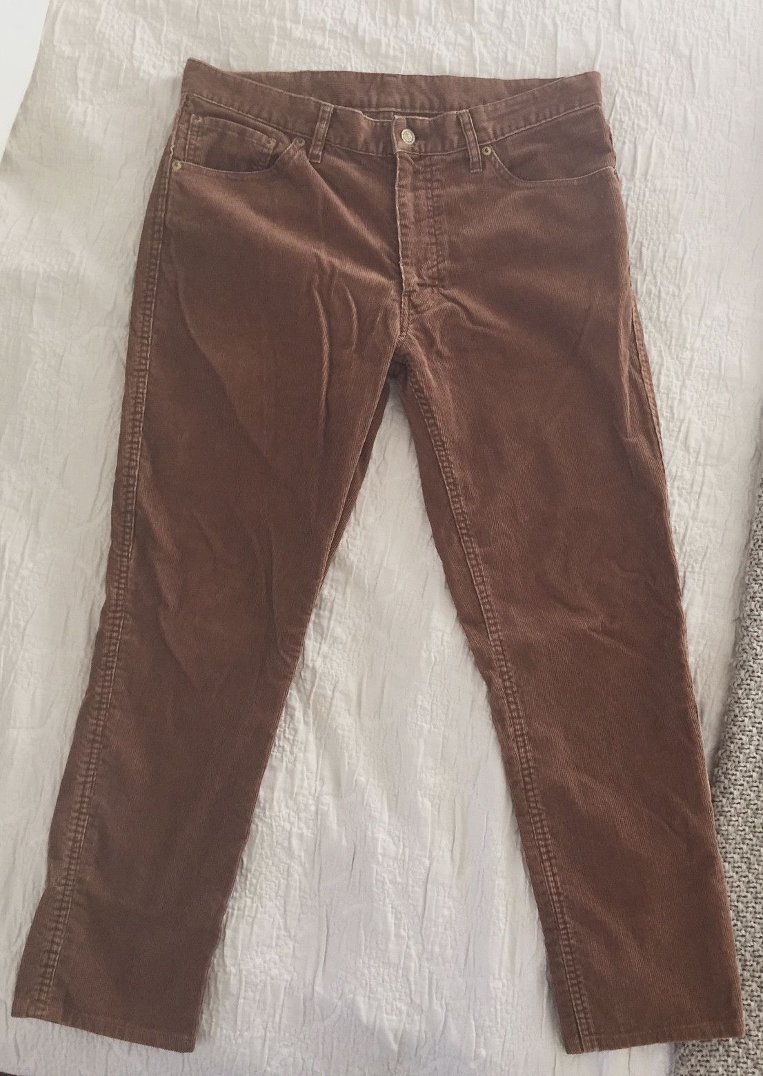 Fluxus brown 03 fit corduroy pant