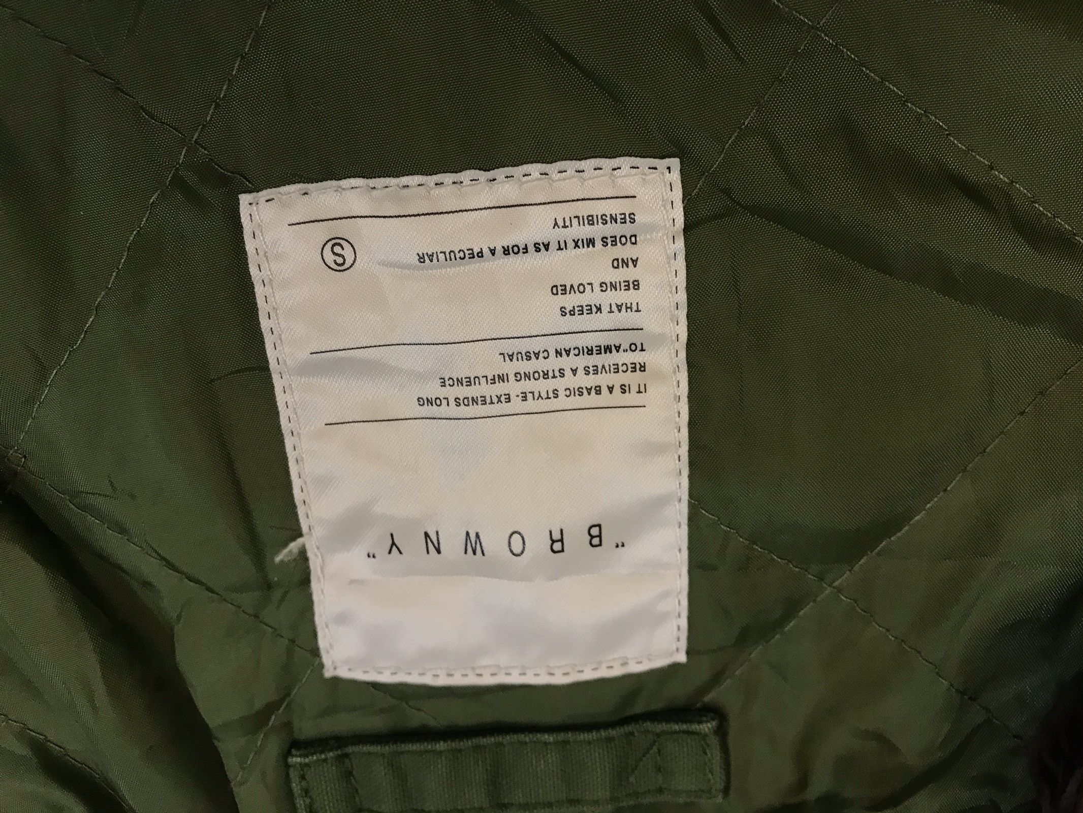Japanese Brand Browny Green Army Insulated Parka Jacket Size US S / EU 44-46 / 1 - 5 Thumbnail