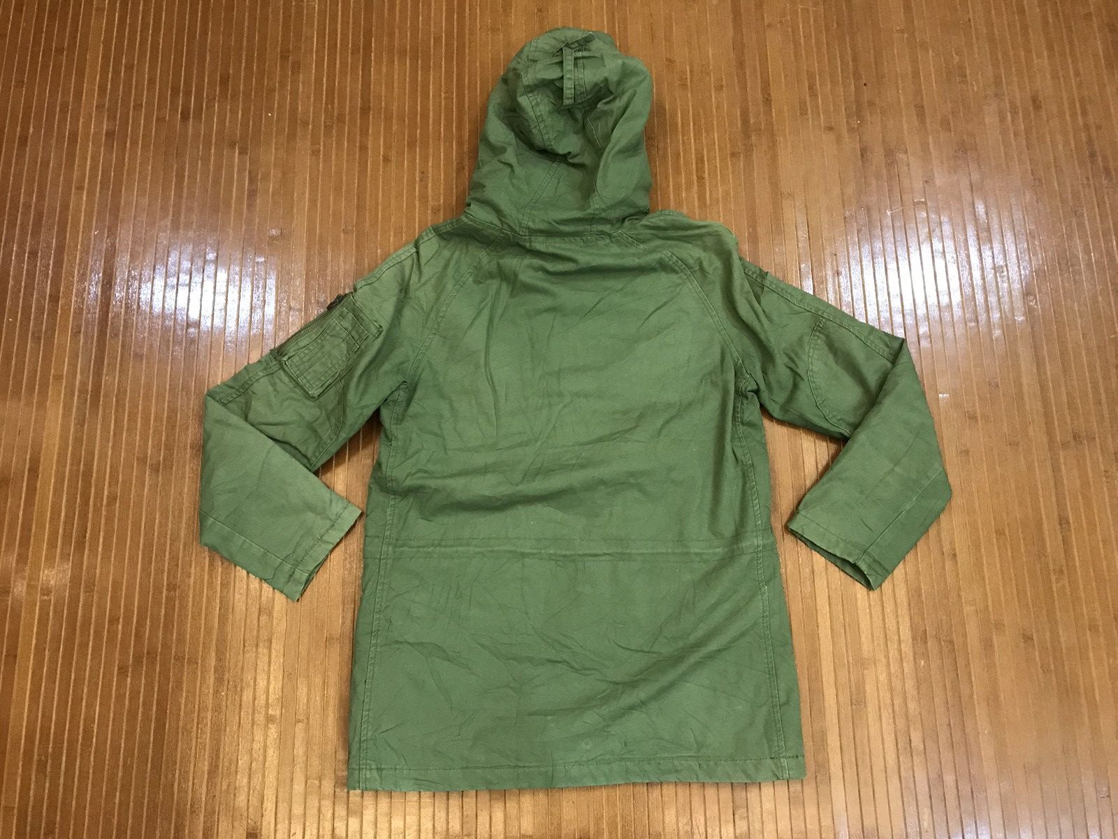 Japanese Brand Browny Green Army Insulated Parka Jacket Size US S / EU 44-46 / 1 - 2 Thumbnail