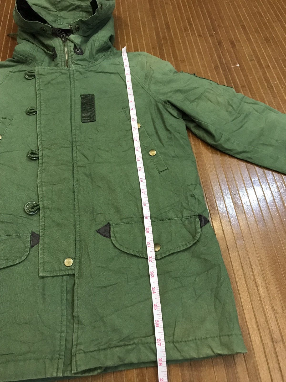 Japanese Brand Browny Green Army Insulated Parka Jacket Size US S / EU 44-46 / 1 - 9 Thumbnail