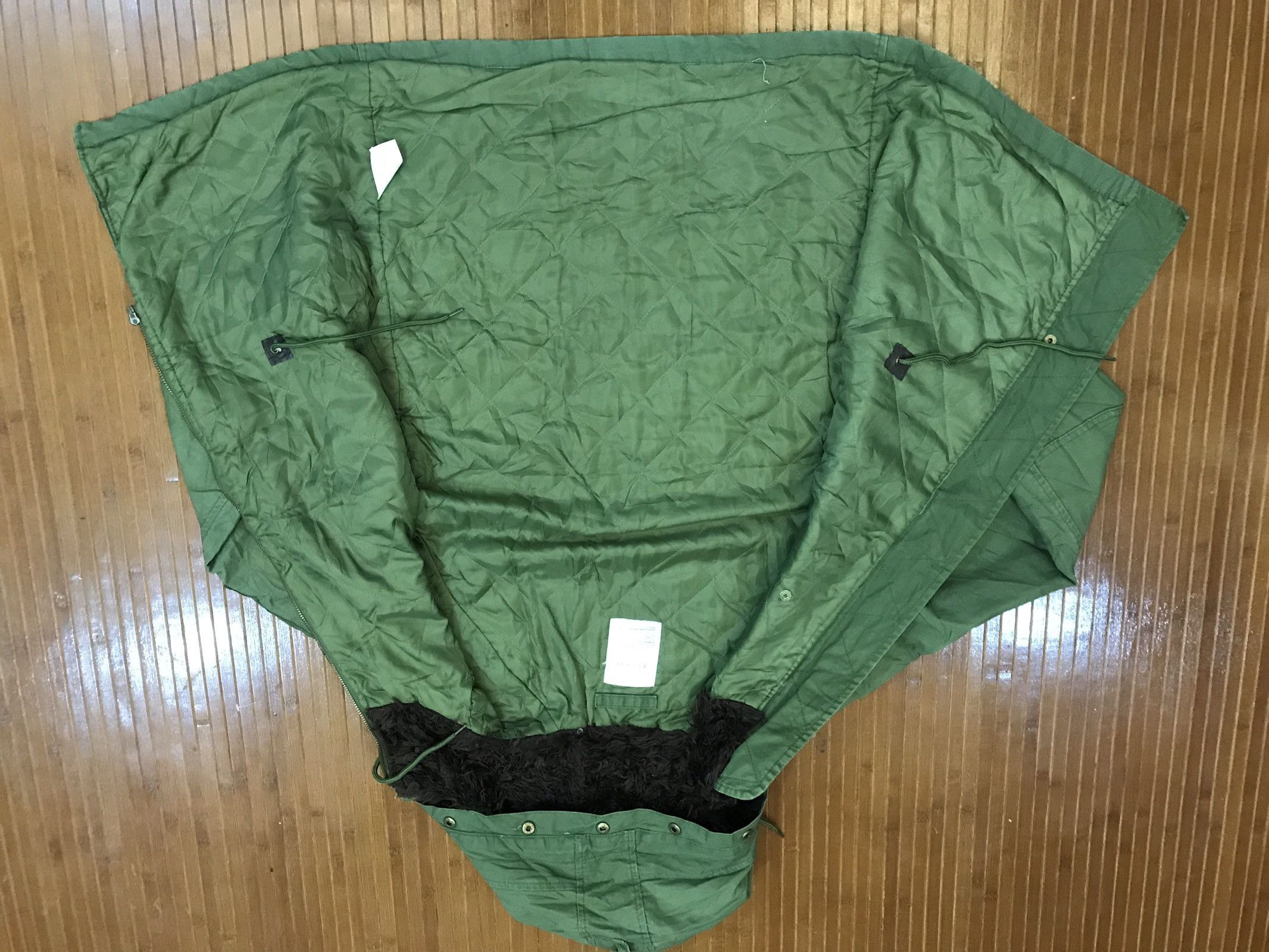 Japanese Brand Browny Green Army Insulated Parka Jacket Size US S / EU 44-46 / 1 - 4 Thumbnail