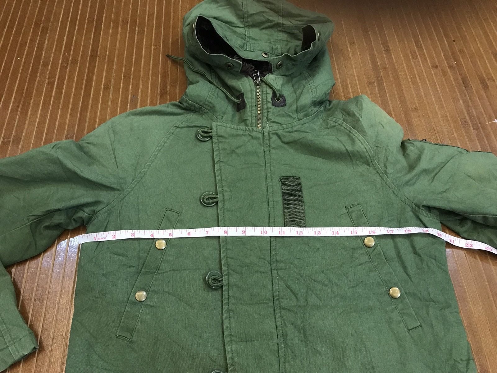 Japanese Brand Browny Green Army Insulated Parka Jacket Size US S / EU 44-46 / 1 - 8 Thumbnail