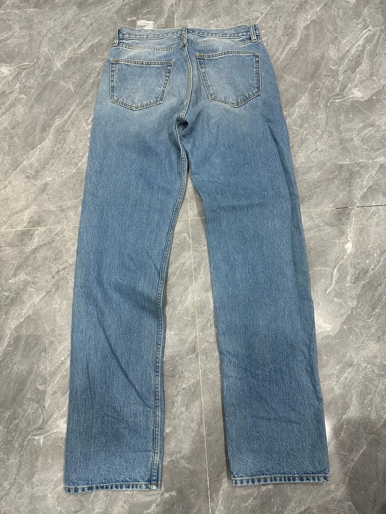 Maison Margiela Maison Margiela Washed wide-leg micro-la jeans trousers -DMC Size US 33 - 2 Thumbnail
