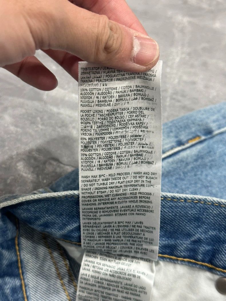 Maison Margiela Maison Margiela Washed wide-leg micro-la jeans trousers -DMC Size US 33 - 5 Thumbnail