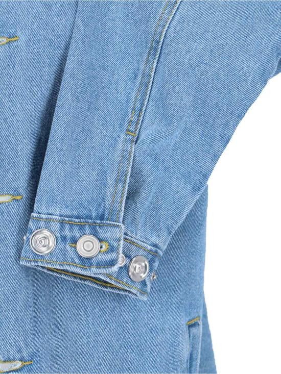 Coperni COPERNI Women Jackets COPBL27STF2008 BLU Blue Size M / US 6-8 / IT 42-44 - 4 Thumbnail