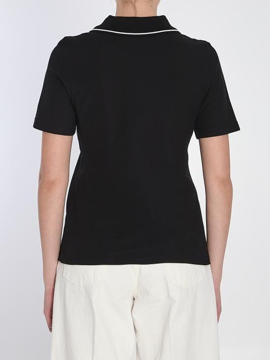 Moncler MONCLER Women Polo Shirts 8A00004 BLACK Size XS / US 0-2 / IT 36-38 - 4 Thumbnail