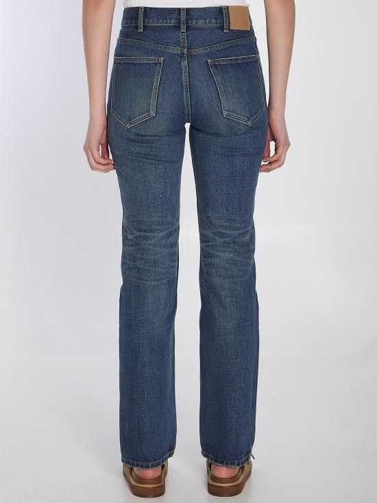 Celine CELINE Women Denim Pants 2N48A930F BLUE Size 28" / US 6 / IT 42 - 4 Thumbnail