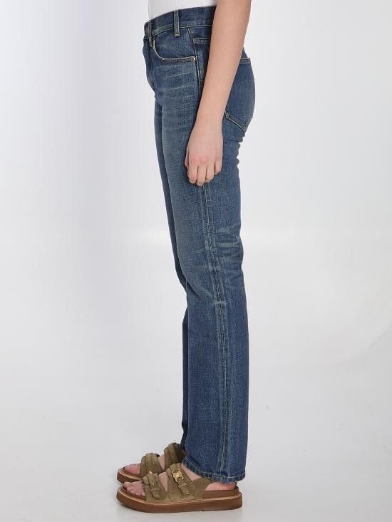 Celine CELINE Women Denim Pants 2N48A930F BLUE Size 30" / US 8 / IT 44 - 3 Thumbnail