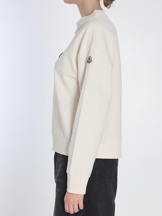 Moncler MONCLER Women Sweater 8G00016 WHITE Size XS / US 0-2 / IT 36-38 - 3 Thumbnail