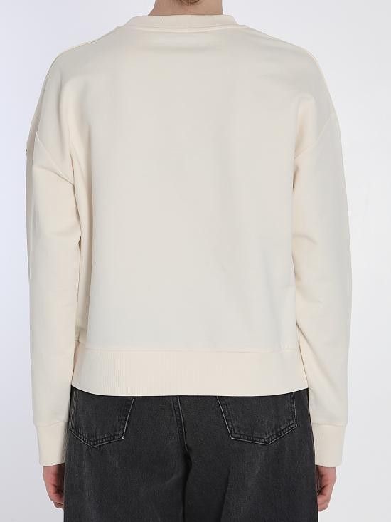 Moncler MONCLER Women Sweater 8G00016 WHITE Size XS / US 0-2 / IT 36-38 - 4 Thumbnail