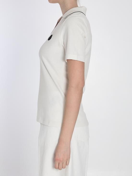 Moncler MONCLER Women Polo Shirts 8A00004 WHITE Size XS / US 0-2 / IT 36-38 - 3 Thumbnail