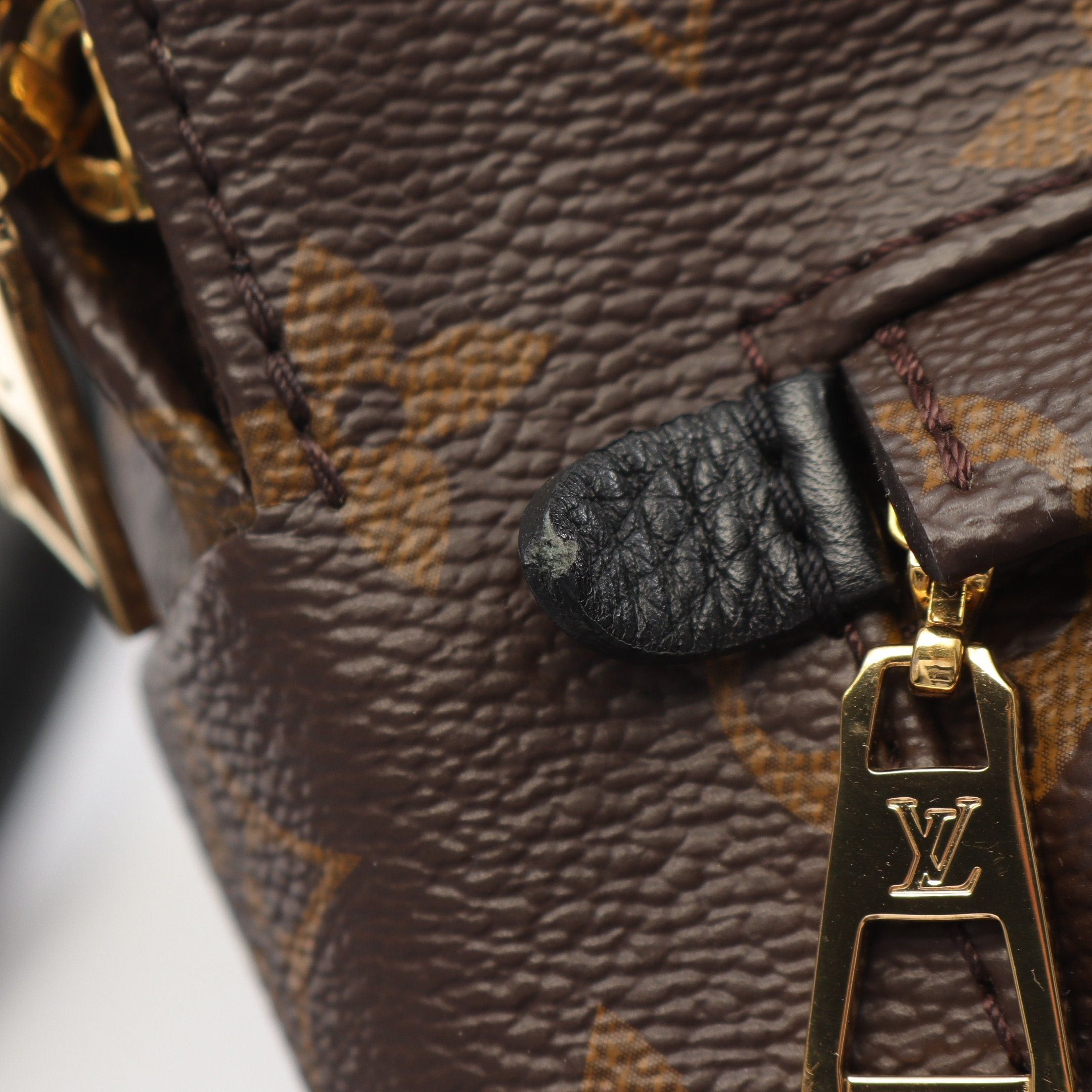 Louis Vuitton Louis Vuitton Palm Springs Pm Monogram Backpack Rucksack Leather Brown Black Size ONE SIZE - 6 Thumbnail