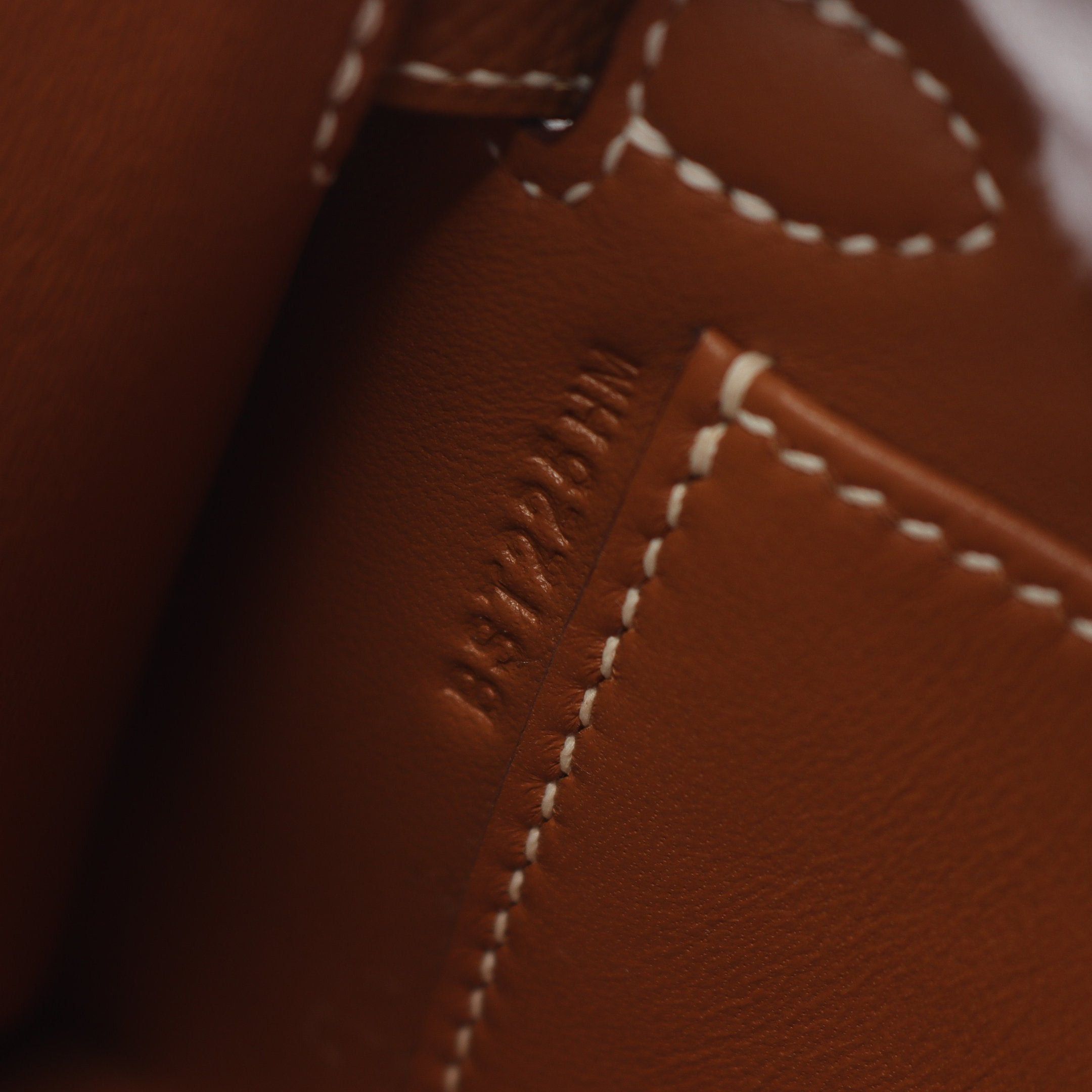 Hermes Hermes Mini Kelly 2 Gold Handbag Veau Epsom Light Brown Silver Hardware Outside Sewing B Stamp Size ONE SIZE - 5 Thumbnail