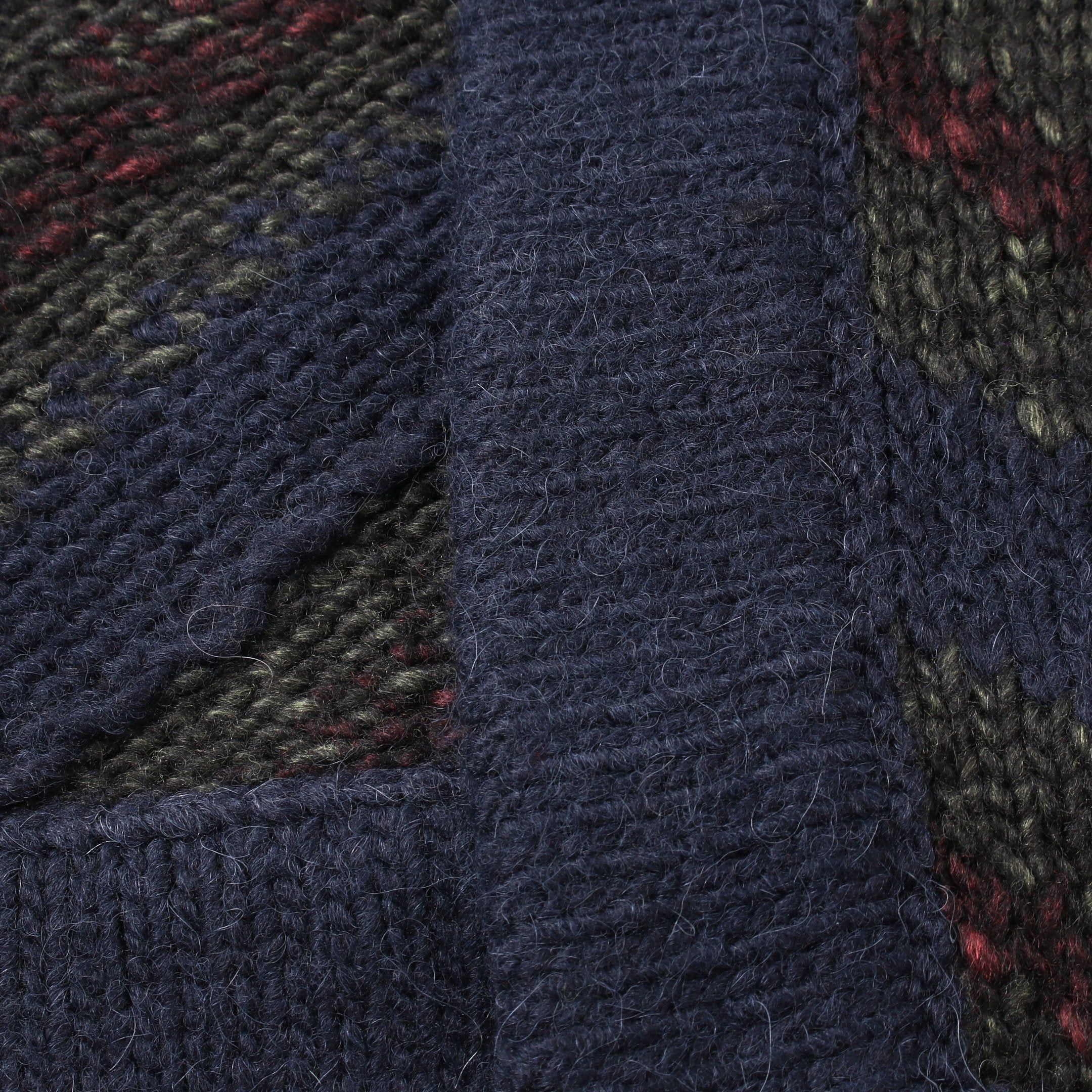 Chanel Chanel Knit Cardigan Wool Alpaca Navy Multicolor Bijou Button Size ONE SIZE - 8 Thumbnail
