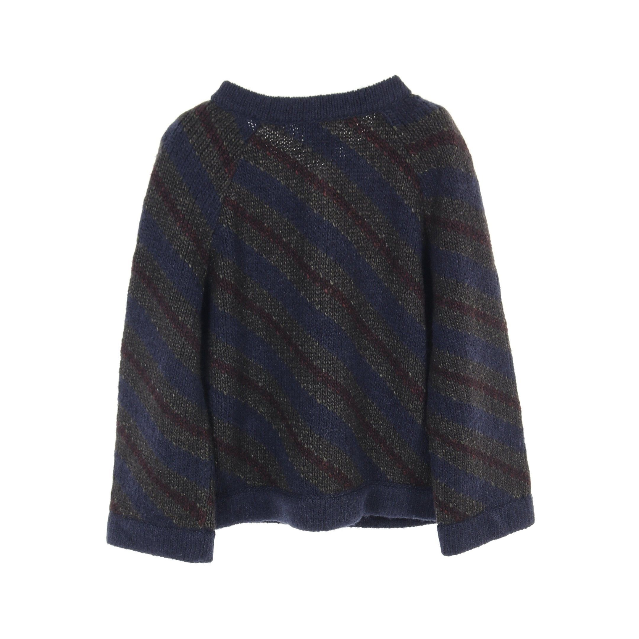 Chanel Chanel Knit Cardigan Wool Alpaca Navy Multicolor Bijou Button Size ONE SIZE - 2 Thumbnail